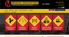 Desktop Screenshot of morgancontractors.com